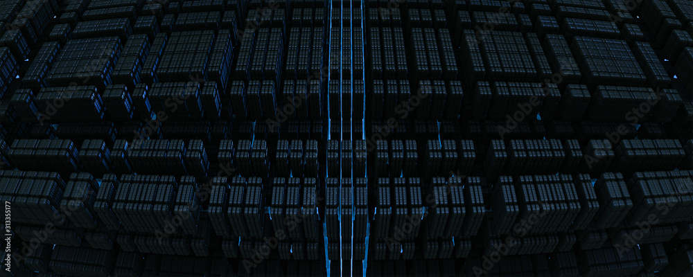 3d clouds storage data server background 3d clouds storage data server background