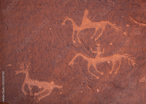 Archaeological Ruins at Canyon de Chelly National Monument, Navajo Nation, Arizona photo