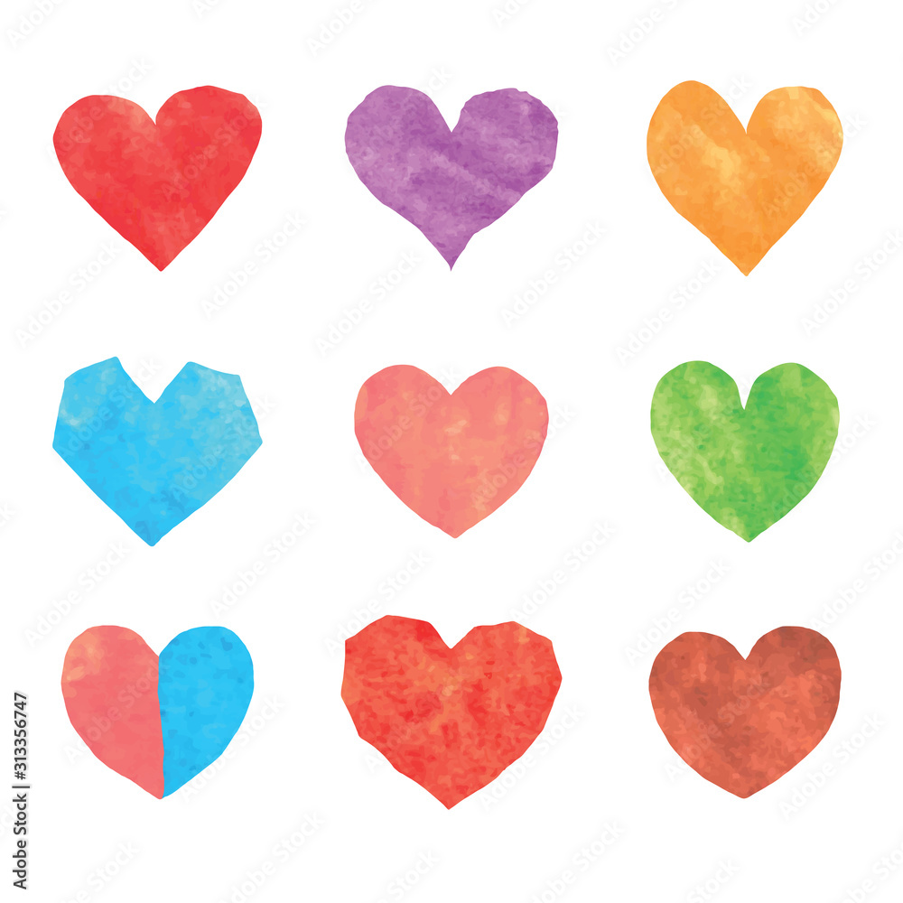 heart watercolor heart watercolor