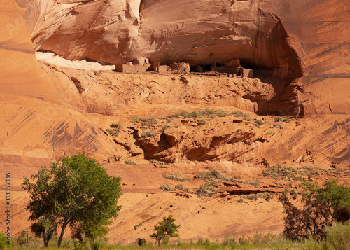 Принти на полотні Archaeological Ruins at Canyon de Chelly National Monument, Navajo Nation, Arizo