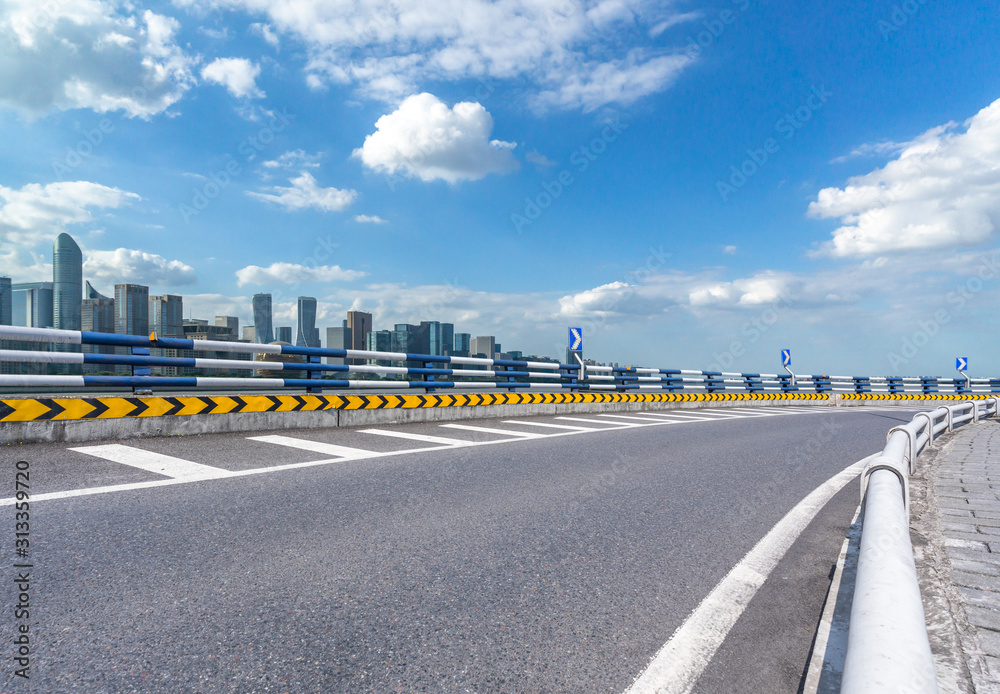 road in city