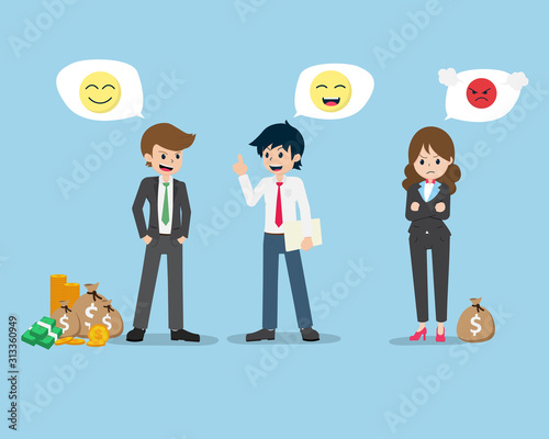 Salary Man choose to sell to wealthy customers rather than poor customers