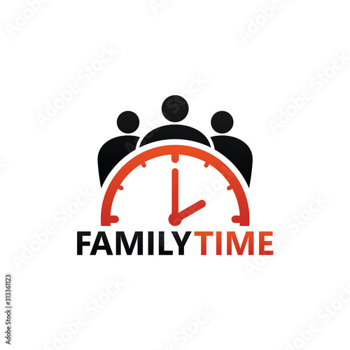 Family Time Logo Template Design