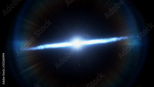 A White Dwarf in action in Outer Space and in full motion. photo