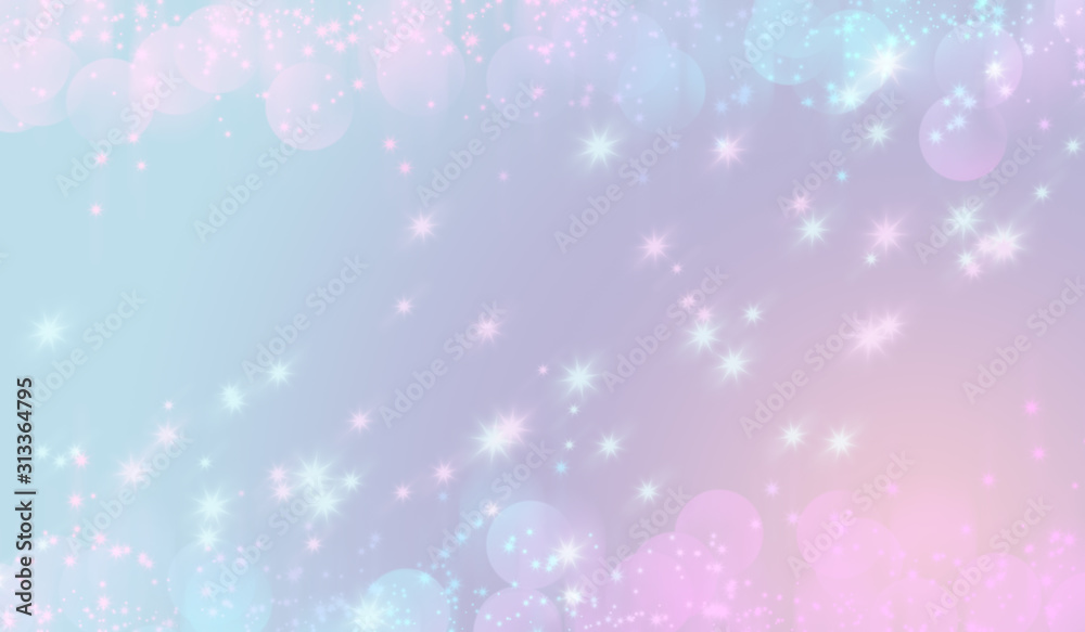 Abstract magical background with colorful bokeh and sparkles Abstract magical background with colorful bokeh and sparkles