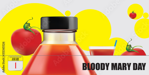 Postcard Bloody Mary Day photo