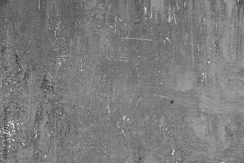 Fototapeta premium Metal texture with scratches and cracks which can be used as a background