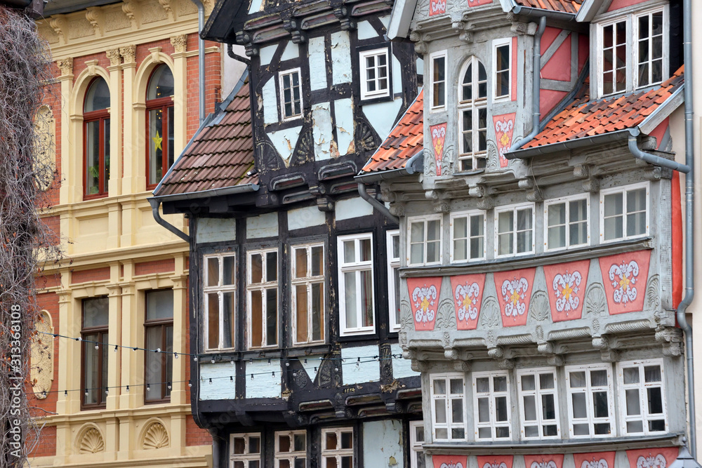 The historic old town of Quedlinburg