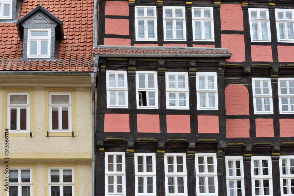 Obraz premium The historic old town of Quedlinburg