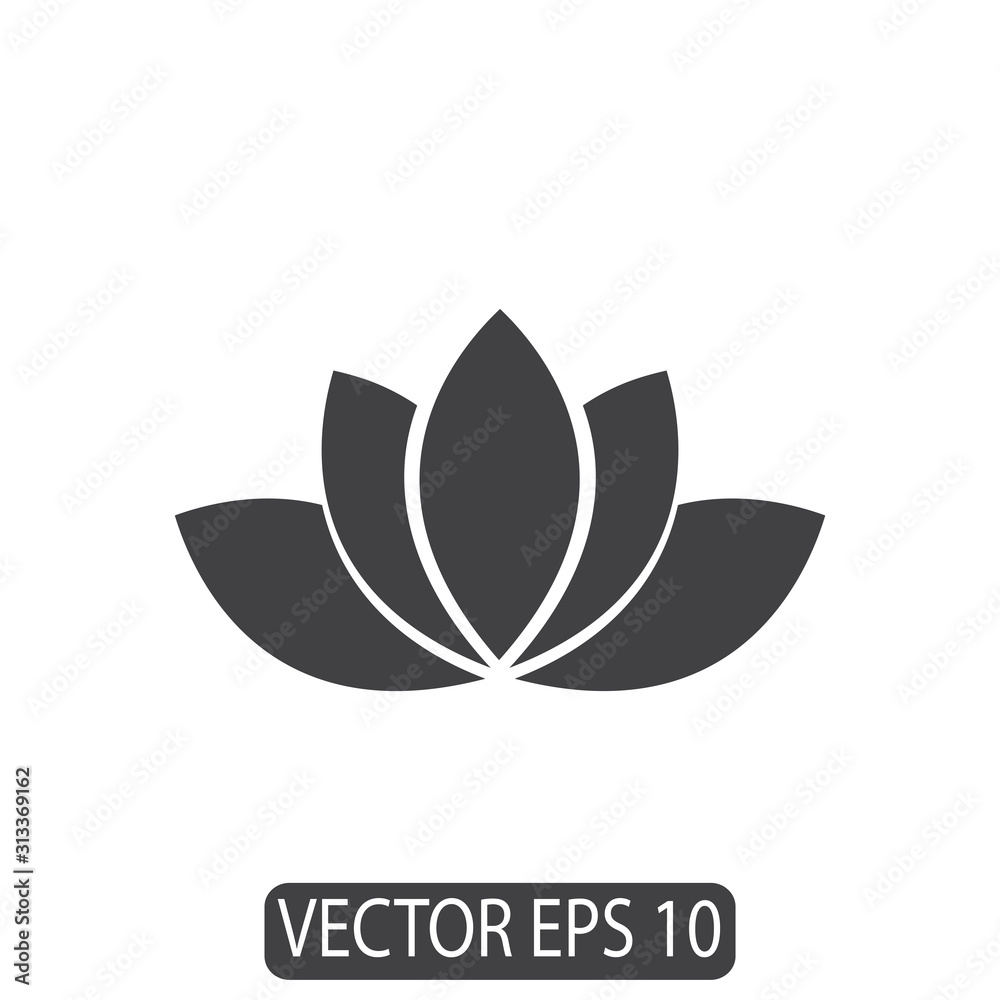 Flower Icon Design, Vector Template