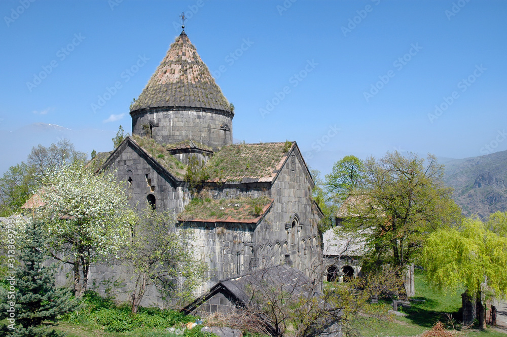 Medieval Sanahin Monastery. Sanahin village, Lori Province, Armenia.