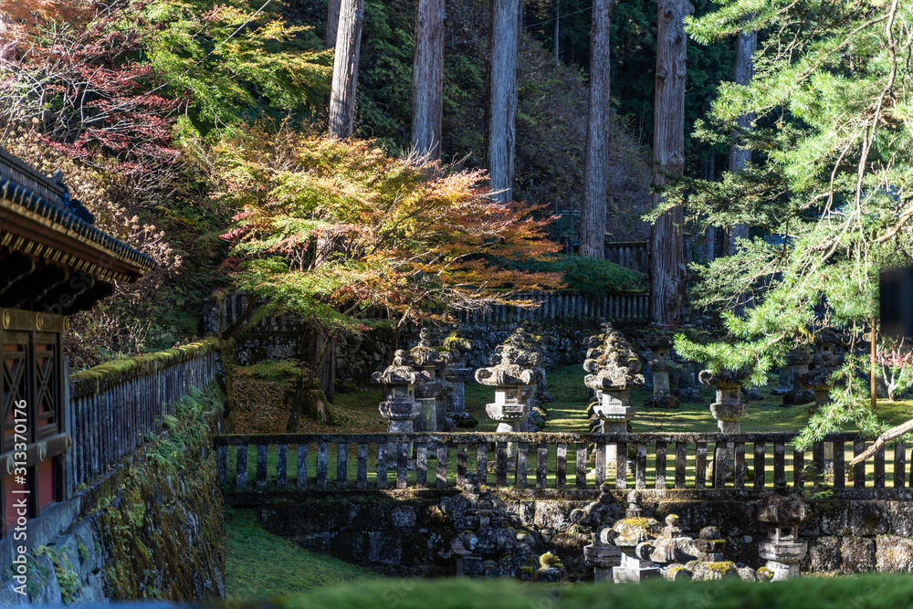 Taiyuin temple at Nikko, Tochigi Prefecture, Japan