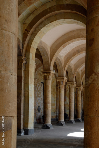 Sanatorium building (1936). Jermuk resort, Vayots Dzor Region, Armenia.