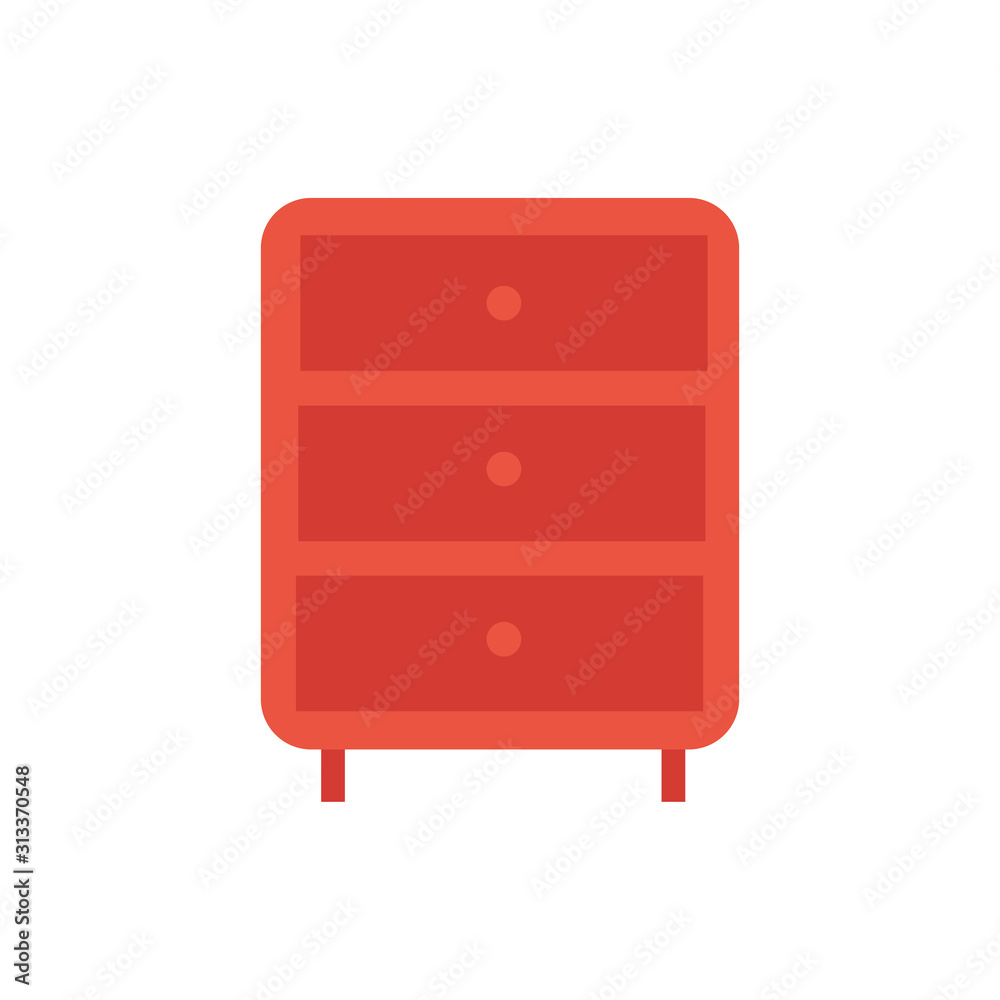 drawer wooden furniture isolated icon drawer wooden furniture isolated icon