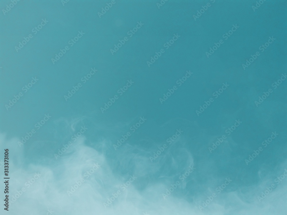 Obraz premium Smoke white group on light blue background