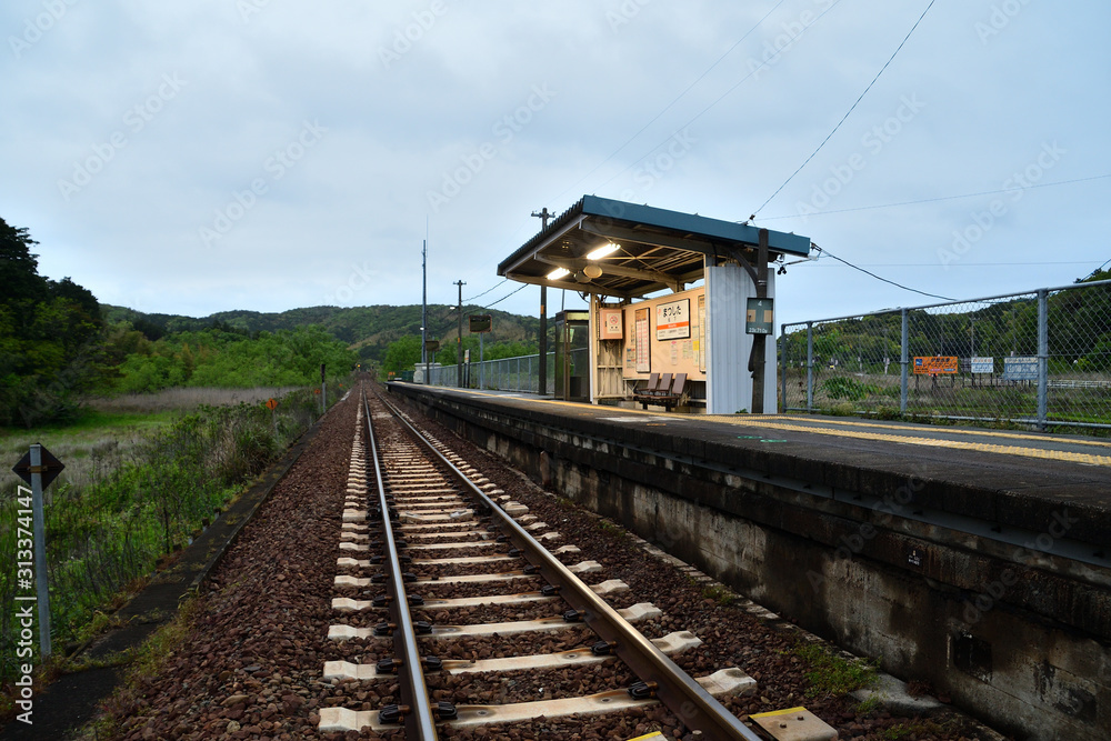 参宮線の松下駅