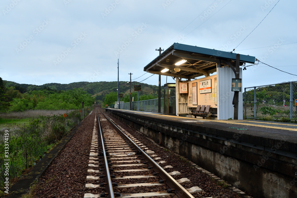 参宮線の松下駅