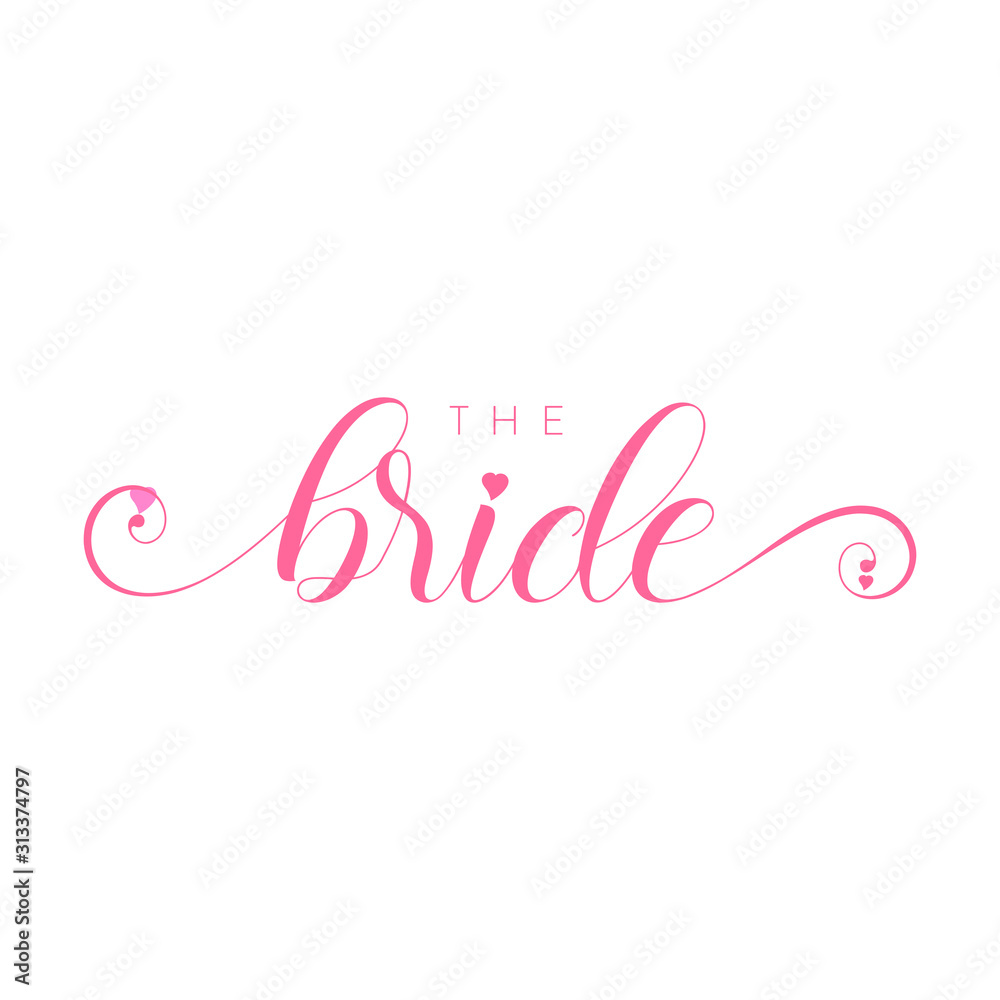 Bride, bridal logo design 