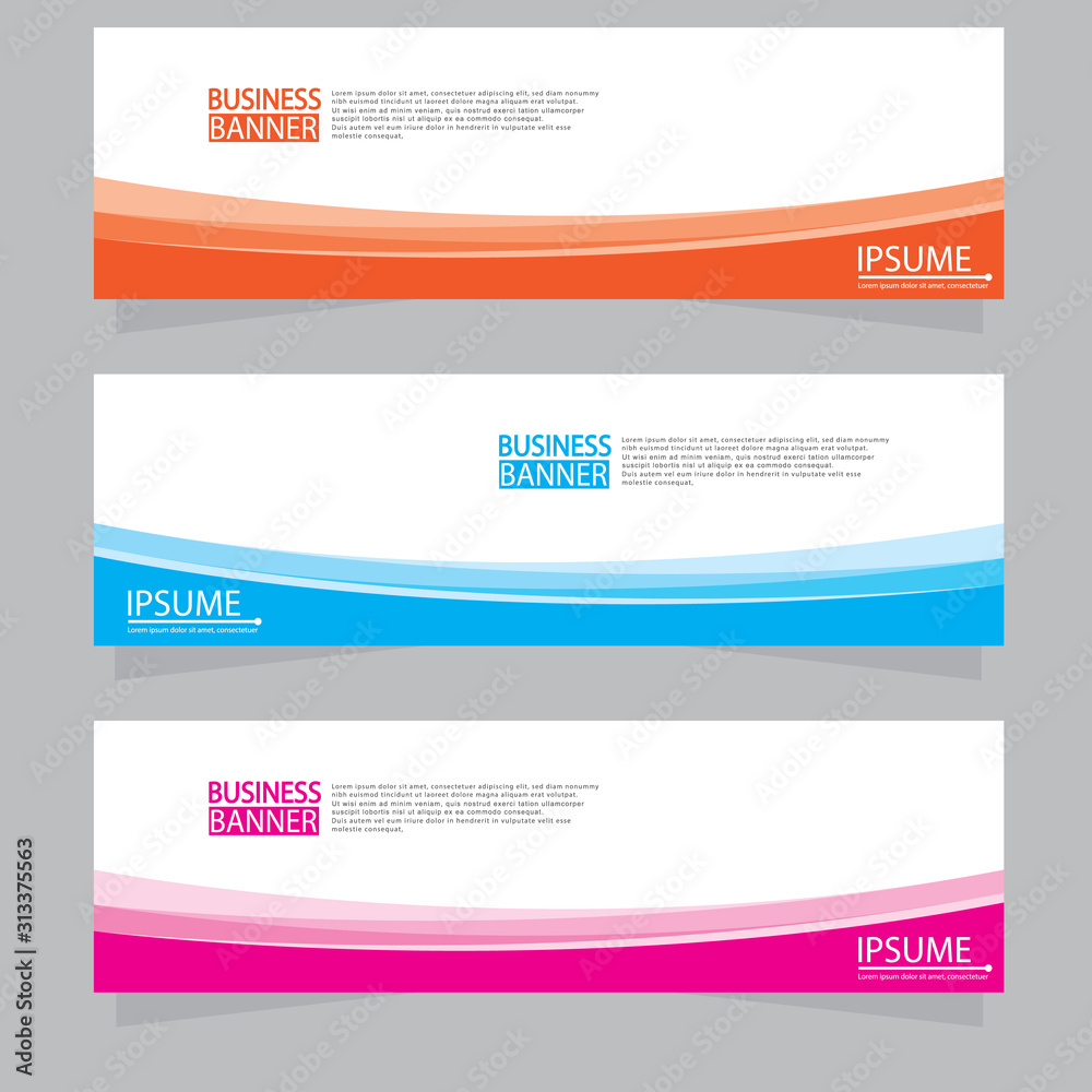 Vector abstract design web banner template. Web Design Elements - Header Design. Abstract geometric web banner template on grey background.Modern banner. W Vector abstract design web banner template. Web Design Elements - Header Design. Abstract geometric web banner template on grey background.Modern banner. W