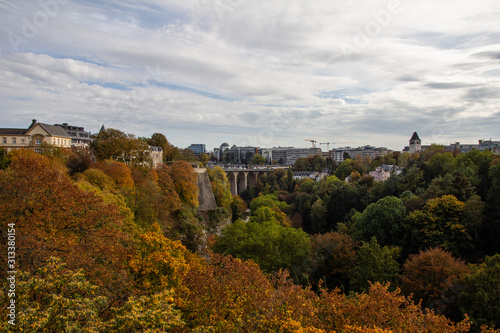 The skyline of the city of Luxembourg