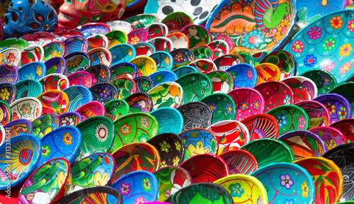 Fotografie Mexican ceramics