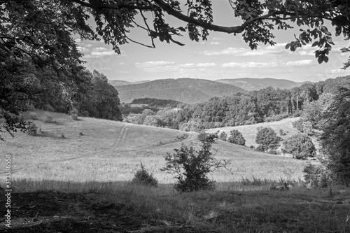 Slovakia - The landscape of Plesivecka planina in national park Slovensky Kras. photo