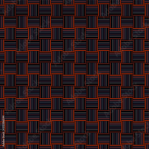Basket Weave Vector Background Pattern Texture Illustration