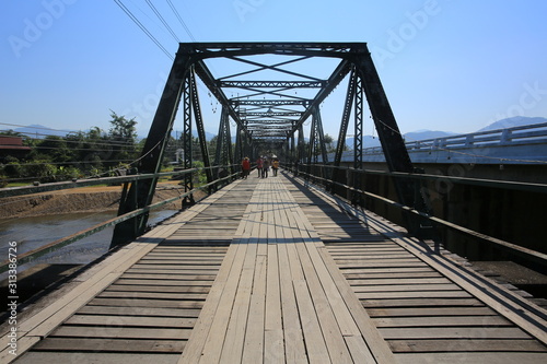 Tha Pai Memorial Bridge historical landmark in Pai