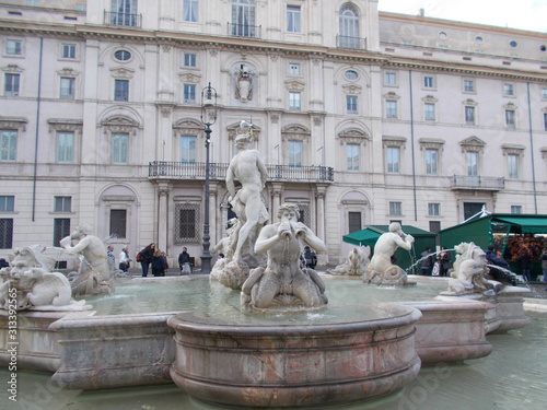 Fontana del Moro. Piazza Navona, Roma