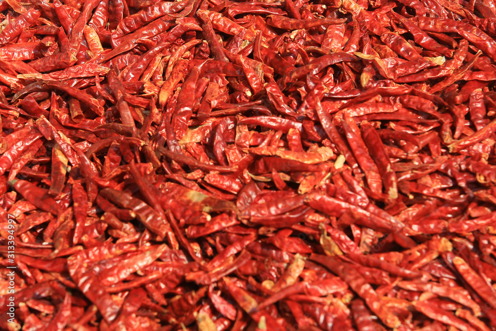 Fototapeta premium dry Chili pepper, thai spices