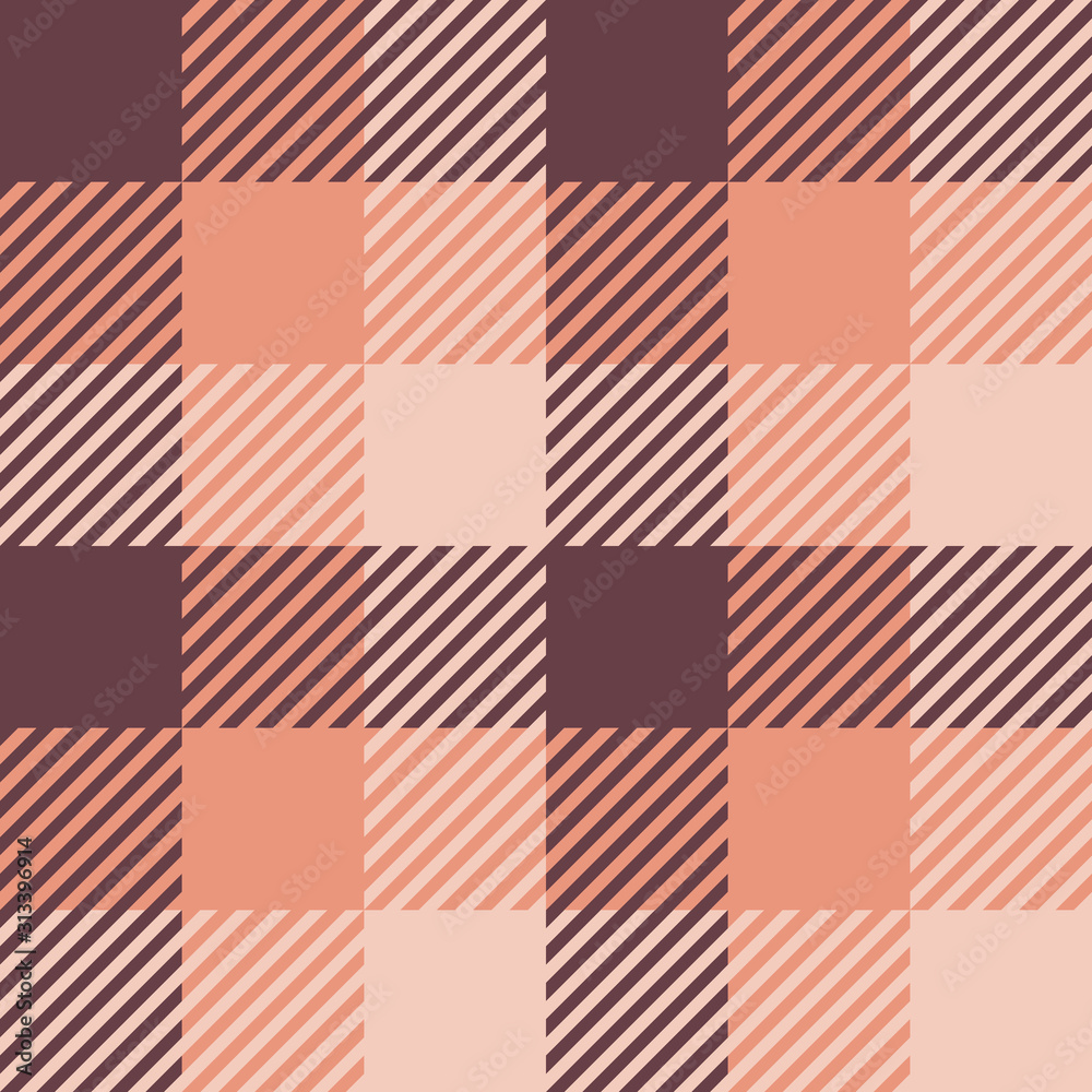 seamless checkered pattern in pink and brown tones. vector illustration. seamless checkered pattern in pink and brown tones. vector illustration.