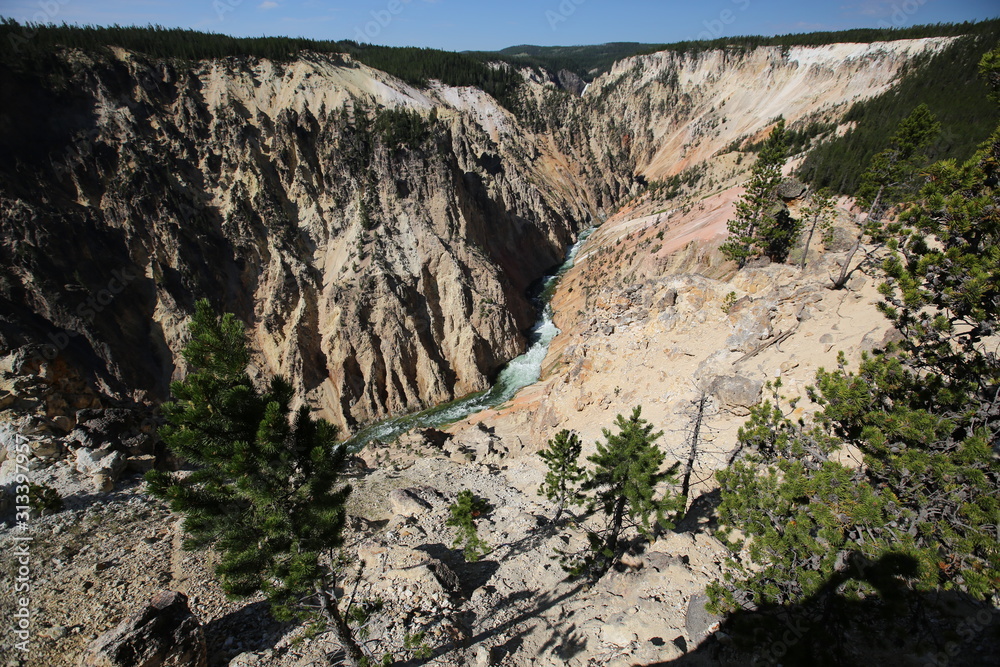 The Grand Canyon of Yellowstone National Park The Grand Canyon of Yellowstone National Park