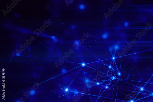 network social online, background 3d illustration rendering, machine deep learning, data cloud storage digital, science neuron, plexus cell brain, futuristic connecting, technology system