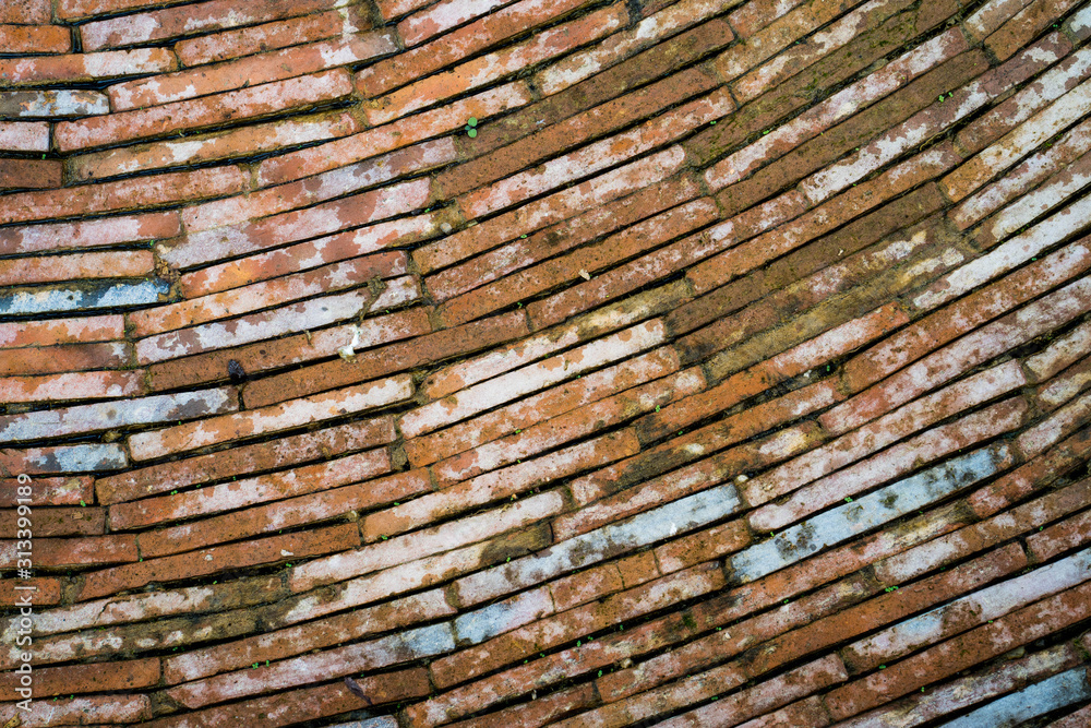 Old textured brick wall Old textured brick wall