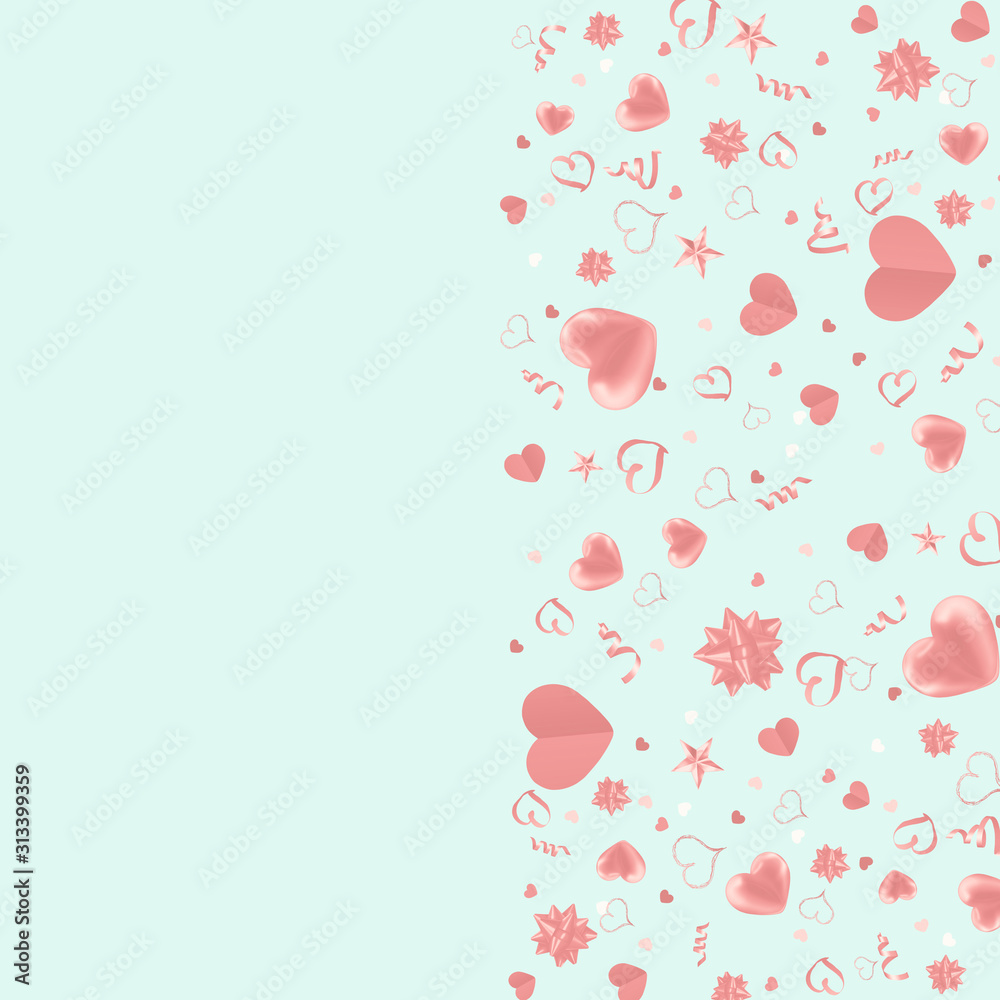 Valentine's day design, festive texture of hearts. Sale poster, blank, love, sale, flyer.