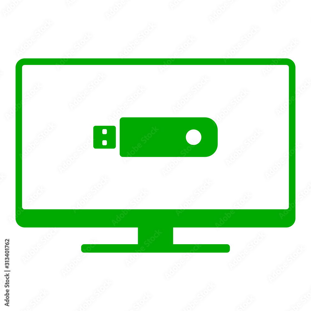 USB stick und Monitor USB stick und Monitor
