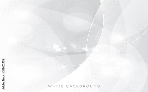 Modern white light silver background vector. Graphic design element.