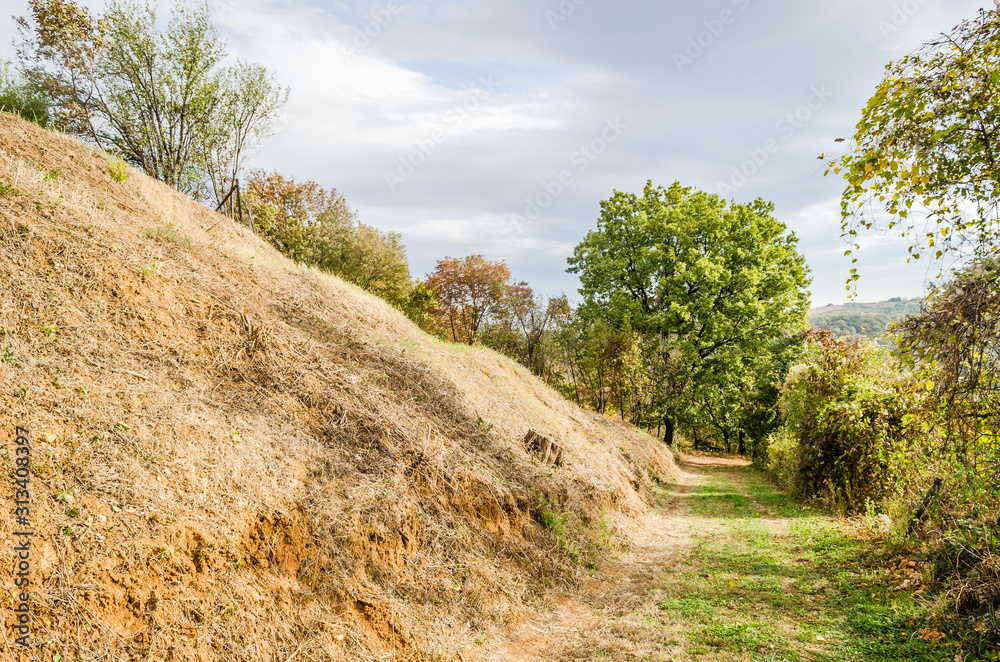 Nature trail in the national park Fruska Gora Nature trail in the national park Fruska Gora
