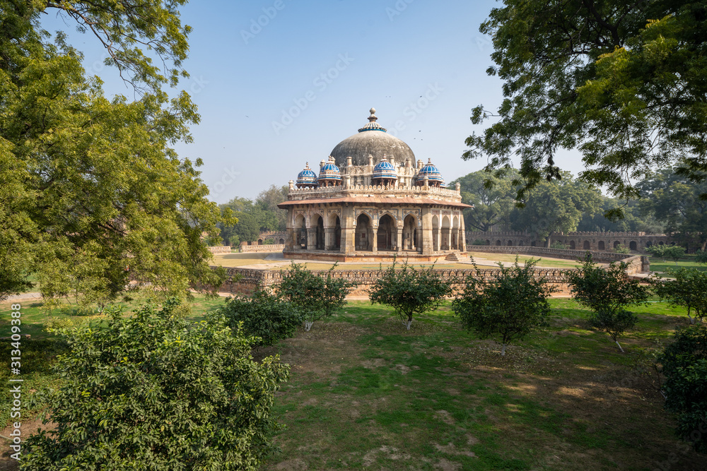 Isa Khans Garden Tomb, part of Humayan's Tomb in New Delhi, India