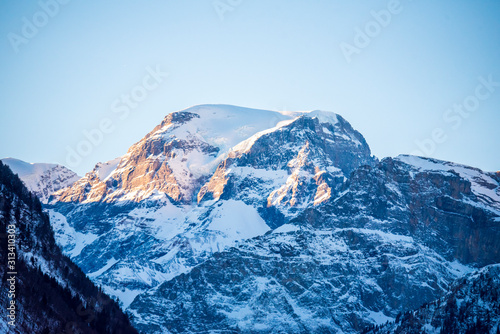 alpine mountain peak landmark. T  di mountain