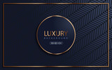 Luxury abstract black and gold background.