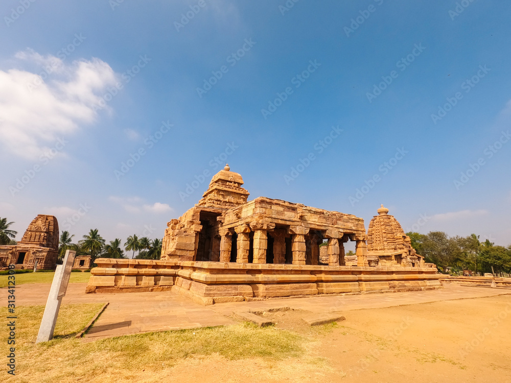 Sangameshwar Temple, Pattadakal, Badami. A famous toursit attraction in Karnataka, India