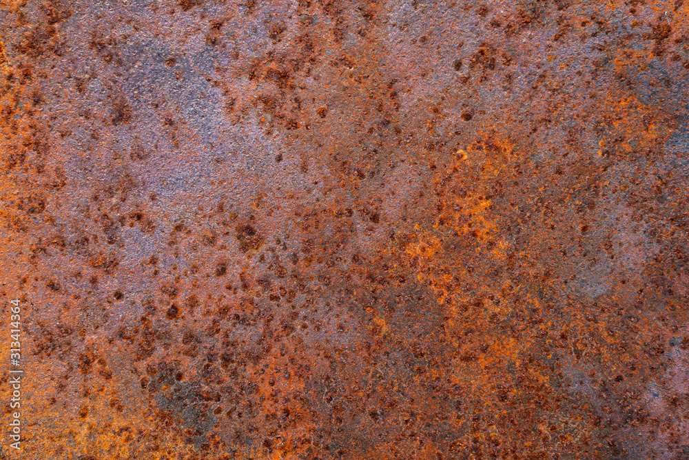 The metal surface is filled with rust that is reddish brown. .Gives a retro and vintage feel. The metal surface is filled with rust that is reddish brown. .Gives a retro and vintage feel.