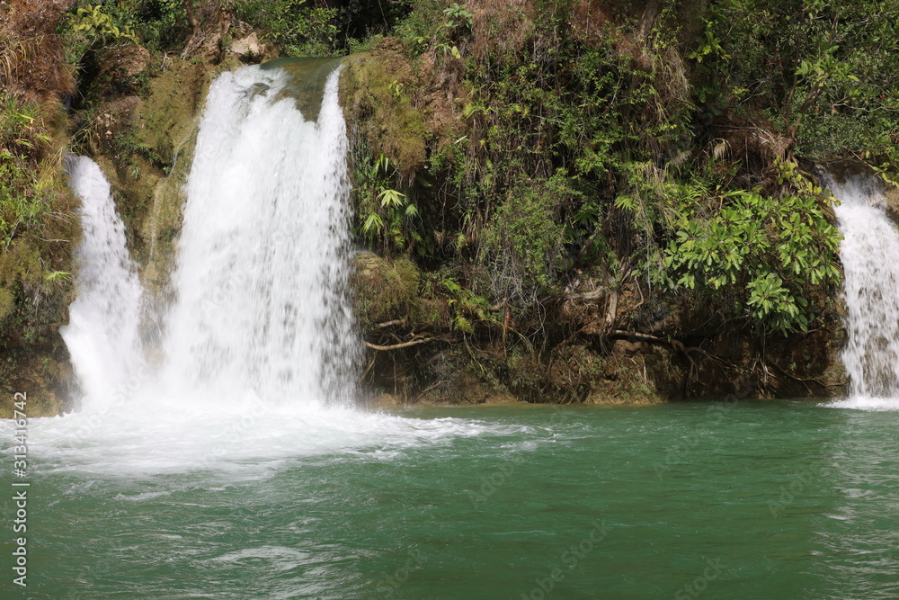 Fototapeta premium KAYAH/MYANMAR(BURMA) - 05th Jan, 2020 : When we travelling to Loi Kaw City, Myanmar(Burma).
