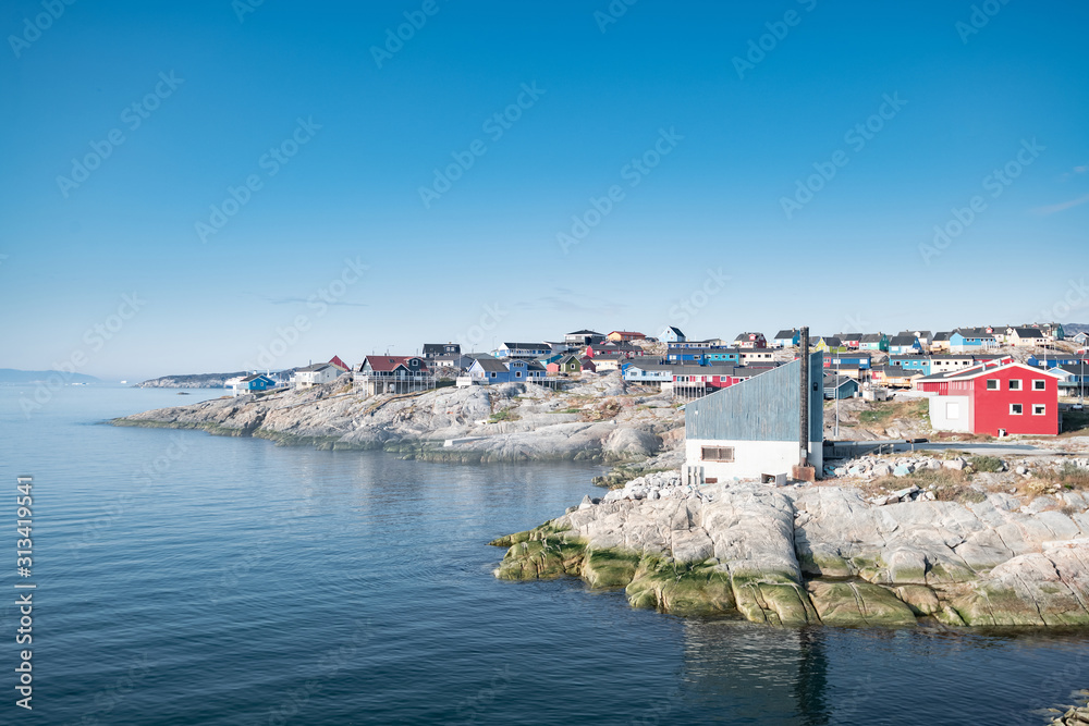 Ilulissat city in Greenland