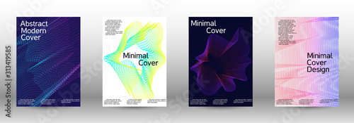 Cover design template set 