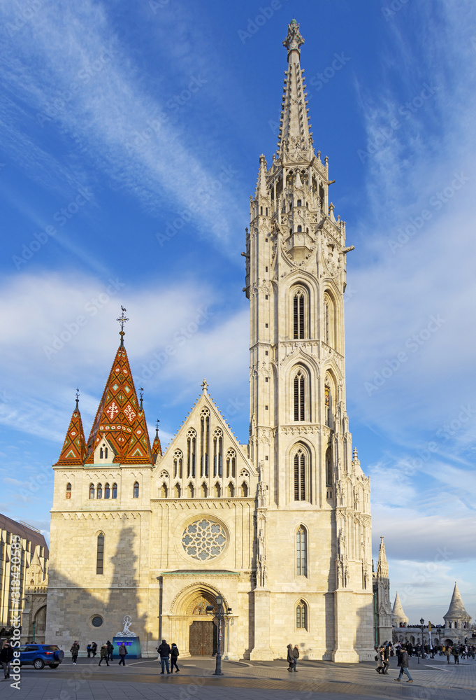 The Matthias Church in Budapest Hungary Europe