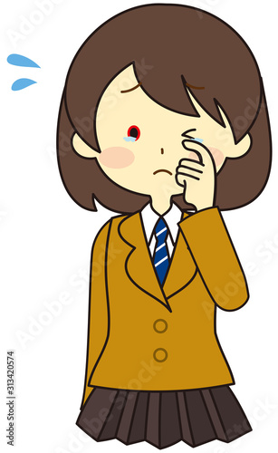 Hay fever girl