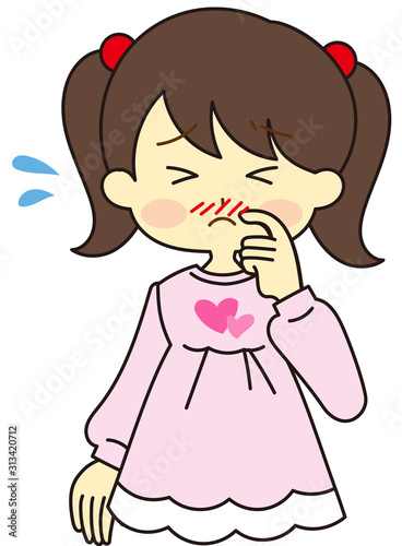 Hay fever girl