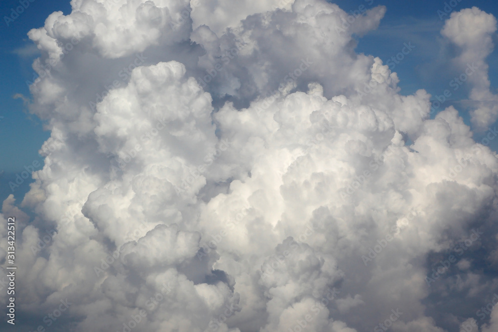 clouds view from the window of an airplane clouds view from the window of an airplane